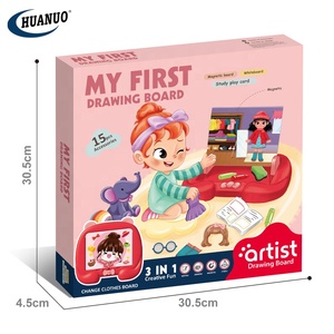 Juguetes educativos para niños en edad preescolar, el más nuevo rompecabezas magnético de cartón 3 en 1, tablero de escritura, juego de juguetes de dibujo para niñas, regalo - Product Image 6