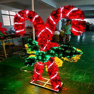 LED Christmas Cane Decoration Light Designed for Shopping Malls, Parks and Seasonal Event Displays - Product Image 1