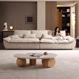 Sofá Cama Minimalista Moderno Italiano, Sofá Cama Convertible de Terciopelo de Lujo con Armazón de Madera Extensible para Sala de Estar u Hotel - Product Image 3