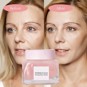 Mascarilla Facial Nocturna OEM de 50 ml para el Cuidado de la Piel, con Brillo Radiante y Suavizante, con Extracto de Sandía - Product Image 6