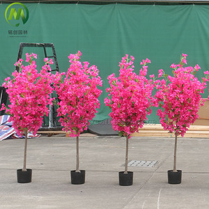 Nouvelle arrivée artificielle Bougainvillier fleur arbre bonsaï personnalisé fleur artificielle pour la décoration de fête de mariage - Product Image 5