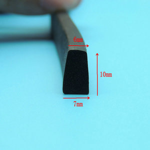Tira de Sellado Espumada de 7x10mm de Caucho EPDM para Uso Automotriz - Product Image 1