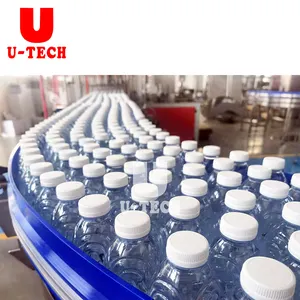 Línea de llenado de agua automática de negocios 3 en 1 máquina embotelladora rotativa 5000bph planta de tapado de llenado de botellas de agua PET