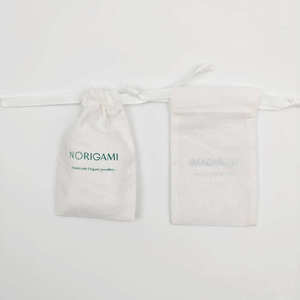 Luxury Brand logo Cotton Canvas Gift <b>Drawstring</b> Dust <b>Bag</b> Eco-friendly Mini Recyclable <b>Makeup</b> Organic Storage Cotton Pouch <b>Bag</b> - Product Image 4