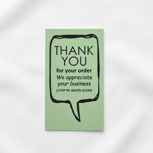 <span class=keywords><strong>Tarjetas</strong></span> de Papel Coloridas con Logotipo UV Personalizado, Impresas con 'Gracias por su Pedido', para Inserciones en Paquetes de Pequeñas Empresas, Comentarios y Agradecimientos - Product Image 6
