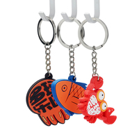 Porte-clés personnalisé en PVC souple et caoutchouc, porte-clés avec logo, porte-clés en silicone avec logo