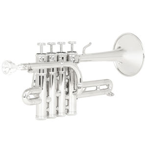 Instrument à vent professionnel SLADE OEM, <span class=keywords><strong>trompette</strong></span> <span class=keywords><strong>soprano</strong></span> piccolo SLADE à 4 clés, accord Bb, variable, avec étui - Product Image 6