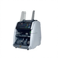 Compteur de billets professionnel 6070MAX de qualité bancaire, robuste, avec reconnaissance automatique des devises, deux compartiments, trémie de 500 pièces et écran LCD
