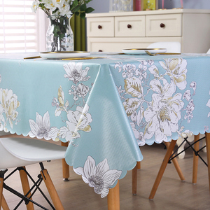 HuiHe maison PVC couverture de <span class=keywords><strong>Table</strong></span> nappe imperméable fête d'anniversaire cuisine <span class=keywords><strong>toile</strong></span> <span class=keywords><strong>cirée</strong></span> <span class=keywords><strong>pour</strong></span> nappe de noël <span class=keywords><strong>ronde</strong></span> - Product Image 5