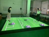 Écran de sol interactif LED 4K couleur étanche avec HDR, luminosité de 1500 cd/m² et fréquence de rafraîchissement de 3840 Hz pour la publicité
