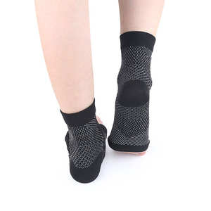 Chaussettes <span class=keywords><strong>de</strong></span> compression en nylon pour hommes et femmes, soutien <span class=keywords><strong>de</strong></span> la cheville, <span class=keywords><strong>bas</strong></span> élastiques antidérapants pour fascia, chaussettes <span class=keywords><strong>de</strong></span> cyclisme personnalisées pour le <span class=keywords><strong>sport</strong></span> - Product Image 2