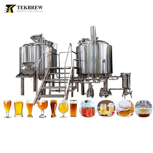 Tekbrew Nhà Máy Giá Bia Sản Xuất Bia Thiết Bị Nhà Sử Dụng 5hl Thanh Brew Pub Hoàn Chỉnh Tự Động Nhà Máy Bia Thiết Bị 500L - Product Image 1
