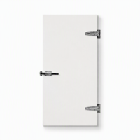 Porte battante semi-encastrée YIZE moderne pour chambre froide, côté gauche avant, en acier inoxydable 304, isolée en PU, prix usine de gros