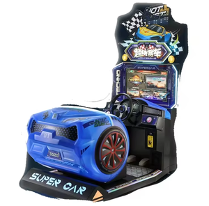 Máquina de Juego de Carreras de Coches para Niños, Operada con Monedas, para Centros de Juego, Entrenamiento de Conducción, Venta al por Mayor, Económica - Product Image 3