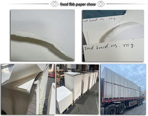 230gsm 700*1000MM FBB IVROY PAPER tablero de caja plegable - Product Image 4