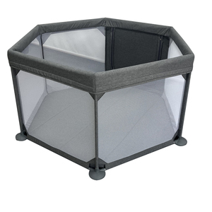 <span class=keywords><strong>Parc</strong></span> pour bébé hexagonal pour les tout-petits Clôture pour bébé pour l'intérieur et l'extérieur Sécurité robuste Cour de jeu pour bébé avec <span class=keywords><strong>matelas</strong></span> doux - Product Image 5