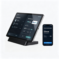 Tablette Android 11 pouces 8 cœurs avec NFC frontal, pour point de vente de restaurant, avec station de charge, tablette de bureau pour chambre d'hôtel