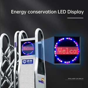 Puerta Corredera Retráctil Eléctrica Automática para Exteriores, Diseño de Acero Inoxidable para Casas, Fábricas, Entradas de Escuelas y Calzadas - Product Image 2
