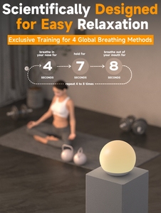 Xách tay Silicone tiếng ồn trắng máy có thể sạc lại tiếng ồn khi ngủ máy RGB Dimmable ánh sáng ban đêm loa không dây - Product Image 4