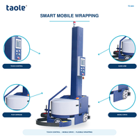 Machine d'emballage extensible pour palettes industrielles, pour la sécurité et la protection des marchandises