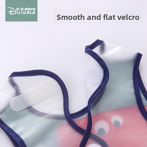 Babero Impermeable Delgado para Bebé, <span class=keywords><strong>Chaleco</strong></span> con Bolsillo para Comida, Diseño de Animales y Letras de Dibujos Animados, Anti-Suciedad, para Primavera/Verano - Product Image 4