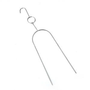 ปฏักสแตนเลสสามชั้นสไตล์ฮ่องกงปฏักบาร์บีคิวปีกไก่แบบหนาอุปกรณ์ย่างบาร์บีคิว - Product Image 3