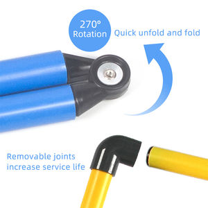 Arc d'entraînement d'agilité pliable Portable de haute qualité ensemble d'entraînement de haie de pôle d'agilité pour l'équipement d'entraînement de Football de Football - Product Image 4