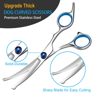 Pet Grooming <b>Scissors</b> <b>Dogs</b> Grooming Tools Stainless Steel <b>Dog</b> Grooming <b>Scissors</b> - Product Image 4