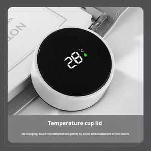 Promotion Corporate Activity Business Gift 500Ml Double Wall Smart Water Bottle Logo Printed With Led Temperature - Product Image 6