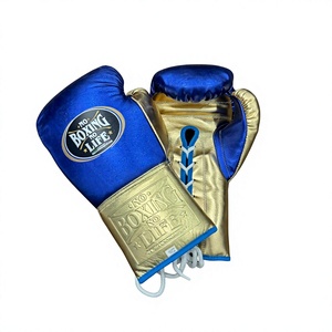 Guantes de Boxeo Personalizables de Primera Calidad, Sin Boxeo No Hay Vida, 100% Cuero Genuino, Cierre con Cordones y Correas, para Sparring y Entrenamiento - Product Image 3