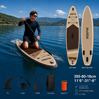 Planche de paddle gonflable tout-en-un personnalisée pour la vente en gros sous marque privée, usine OEM ODM avec logo et emballage