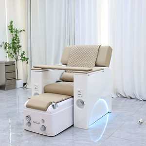 Luxury Multi-Functional Modern Recliner Pedicure Manicure Knead Massage Pedicure Station for Nail Spa Salon with Foot Spa Chair - Product Image 3