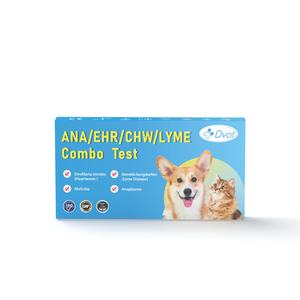 애완 동물 고양이/개 사용을위한 DVOT 수의사 EHR 아나 라임 Chw Anaplasma 하트 웜 급속 콤보 테스트 키트 - Product Image 5