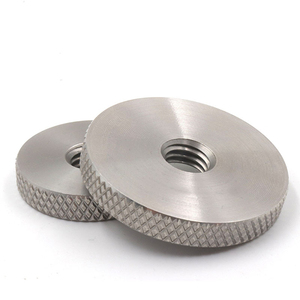 304 thép không gỉ thumbnuts M3 M4 M5 M6 M8 M10 ren lớn phẳng xử lý điều chỉnh Knob khóa có khía đầu vòng ngón tay cái <span class=keywords><strong>NUT</strong></span> - Product Image 1