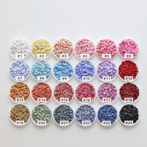 Thời trang DIY handmade búp bê vải Phụ Kiện 6mm Hai Mắt Pig mũi thiết kế quần áo nút cho bé ăn mặc trẻ em áo len - Product Image 4