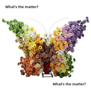 Ornamenti a Farfalla, Fiori Artificiali in Seta, Set Gigante Tridimensionale per Centri Commerciali e Strade, Kit Fai-da-Te Meichen Mai - Product Image 5