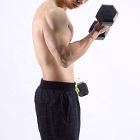 Haltères hexagonaux en caoutchouc Wavar 10 kg, équipement d'entraînement de musculation, haltères en acier de 5 kg en livres, ensembles d'haltères en caoutchouc
