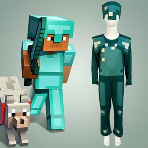 Disfraz de Cosplay de Armadura de Diamante de Minecraft Manyusha, Conjunto Completo Unisex para Adultos - Product Image 1