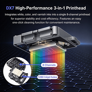 30cm TPU 3D Texture <b>Label</b> logo Textile Printing Machine A3 Size Embroidery Effect Roll to Roll Uv DTF <b>Sticker</b> <b>Printer</b> - Product Image 3