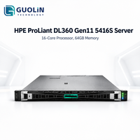 Serveur en rack HPE ProLiant DL360 Gen11 1U d'origine, nouveau, Intel Gold 5416S 16 cœurs, 64 Go DDR5, 2x480 Go SSD 8SFF
