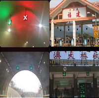 Feux de signalisation routière de haute qualité : feux stop, croix rouge, flèche verte, panneaux de guidage routier lumineux