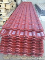 Tôles de toiture en PVC ondulé, type Roma espagnol, imperméables, ignifuges B1, en plastique synthétique ASA UPVC, tuiles de toiture en PVC