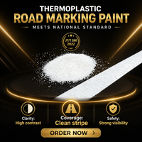 Peinture acrylique à application à froid à séchage rapide pour marquage routier, revêtement thermoplastique pour marquage de chaussées pour projets d'entretien
