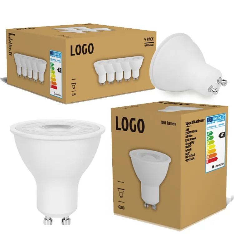 مصباح LED بقوة 7 واط مصباح GU10 LED بازدراء PAR16 مصباح PAR16 مضيء موفر للطاقة SMD2835 5W كرة LED saa ce