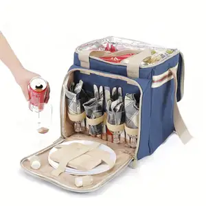 Рюкзак, экологически чистый ланч, популярная сумка для пикника