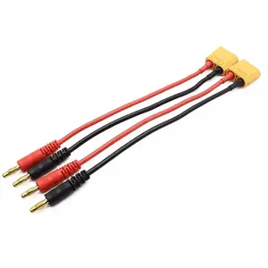 Cable conector Banana personalizado Amass XT60 a 4,0mm XT90 a cable conector banana de 4mm