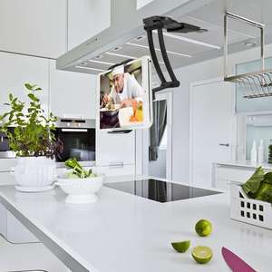 <span class=keywords><strong>Support</strong></span> mural inclinable en aluminium pour <span class=keywords><strong>tablette</strong></span>, <span class=keywords><strong>support</strong></span> de bureau pour téléphone, pour iPad - Product Image 3