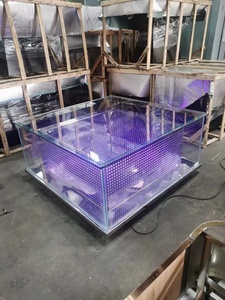 Mesa de <span class=keywords><strong>Centro</strong></span> Moderna con Logotipo Personalizado para KTV, Club Nocturno, <span class=keywords><strong>Bar</strong></span> de Shisha, Mesa de Vidrio Templado Luminosa con LED para <span class=keywords><strong>Bar</strong></span> <span class=keywords><strong>en</strong></span> Casa - Product Image 6