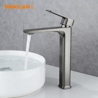 Robinet de lavabo moderne en alliage de zinc chromé avec cartouche céramique, ensemble de robinetterie de douche à poignée unique, disponible en OEM, pour salle de bain et terrasse.