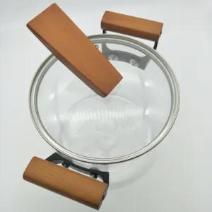 Steile Korting Pannenset Non Stick Recyclebaar Clear Glas Kookpot Set